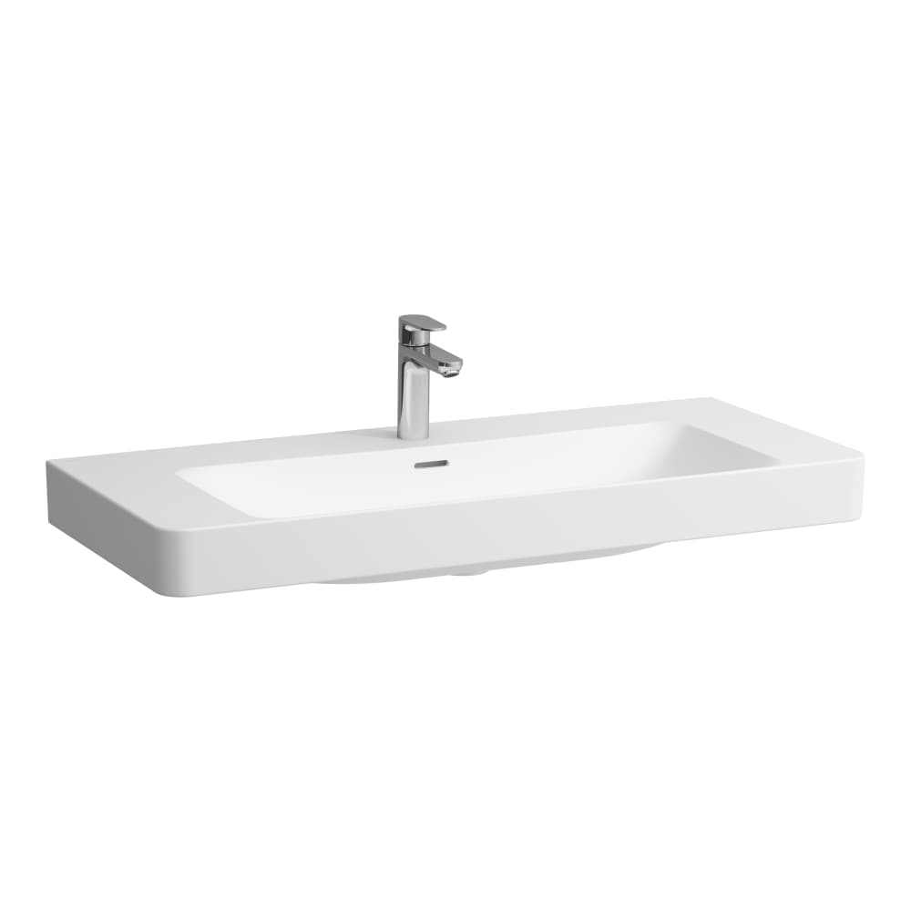 Laufen Pro X lavabo 105x46.5 cm rettangolare a parete-da mobile bianco H8108697571091
