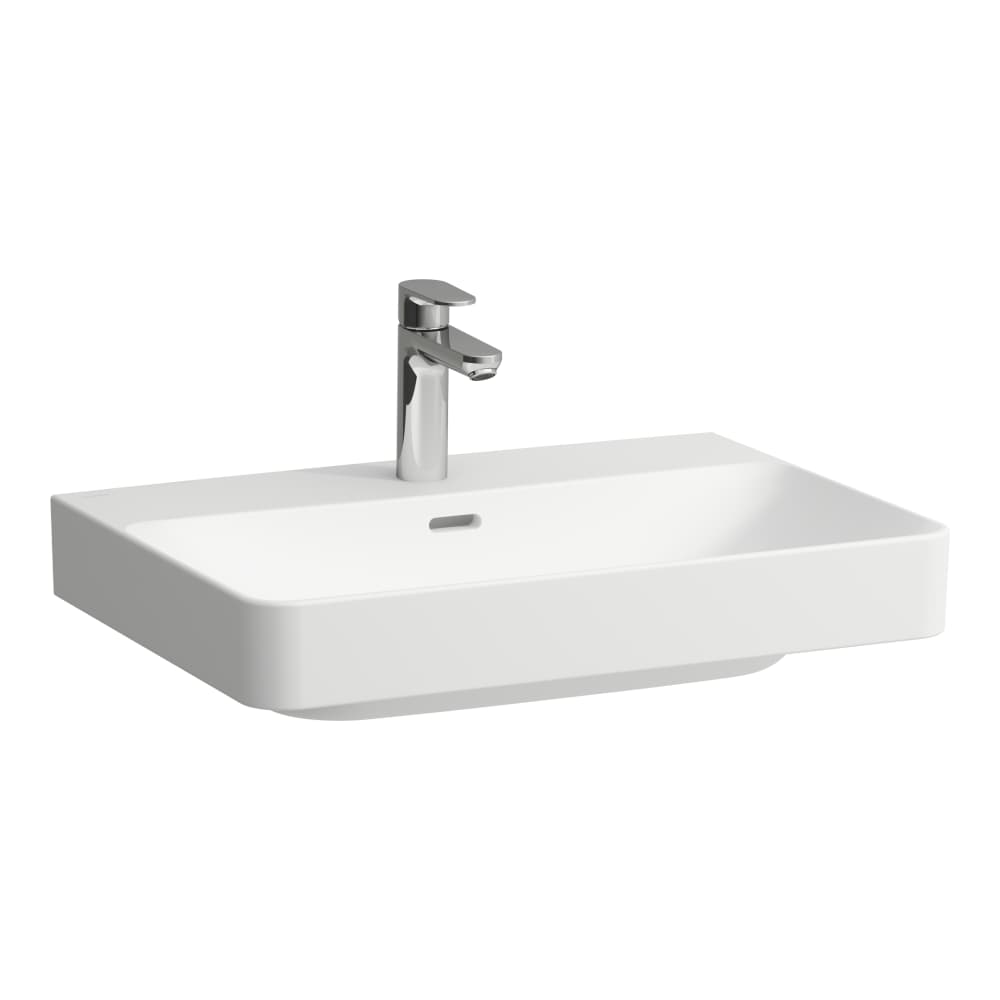 Laufen Pro X lavabo 65x46.5 cm rettangolare a parete-da mobile bianco opaca H8108647571091