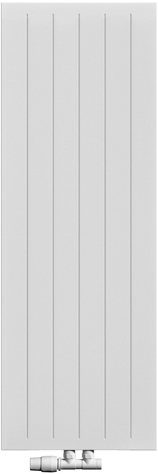 Radox Nova radiatore per ambienti 120x42 cm podłączenie inferiore bianco RX-NVV.9016M.1200.42