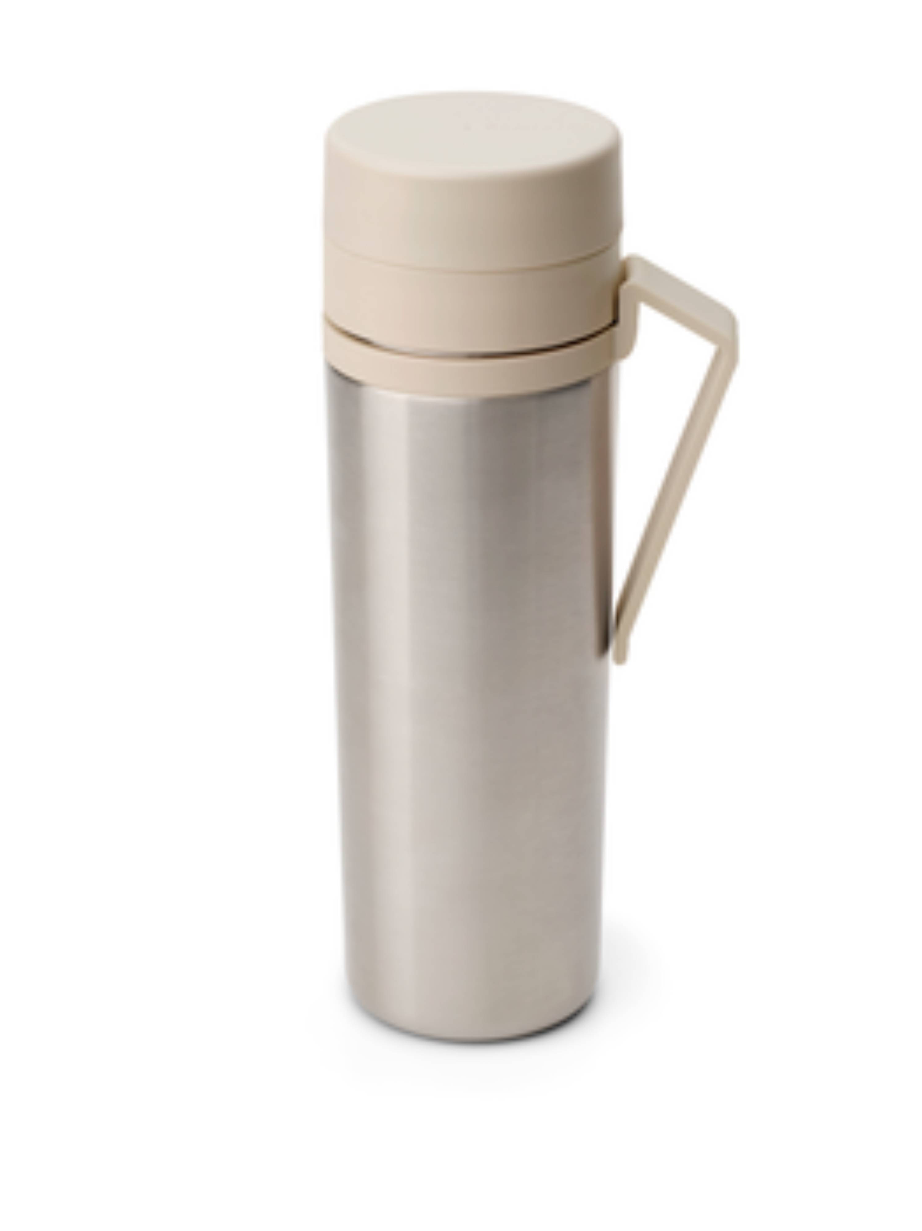 Brabantia Make & Take bicchiere termico 10x7.1x22.6 cm beige-acciaio 244780