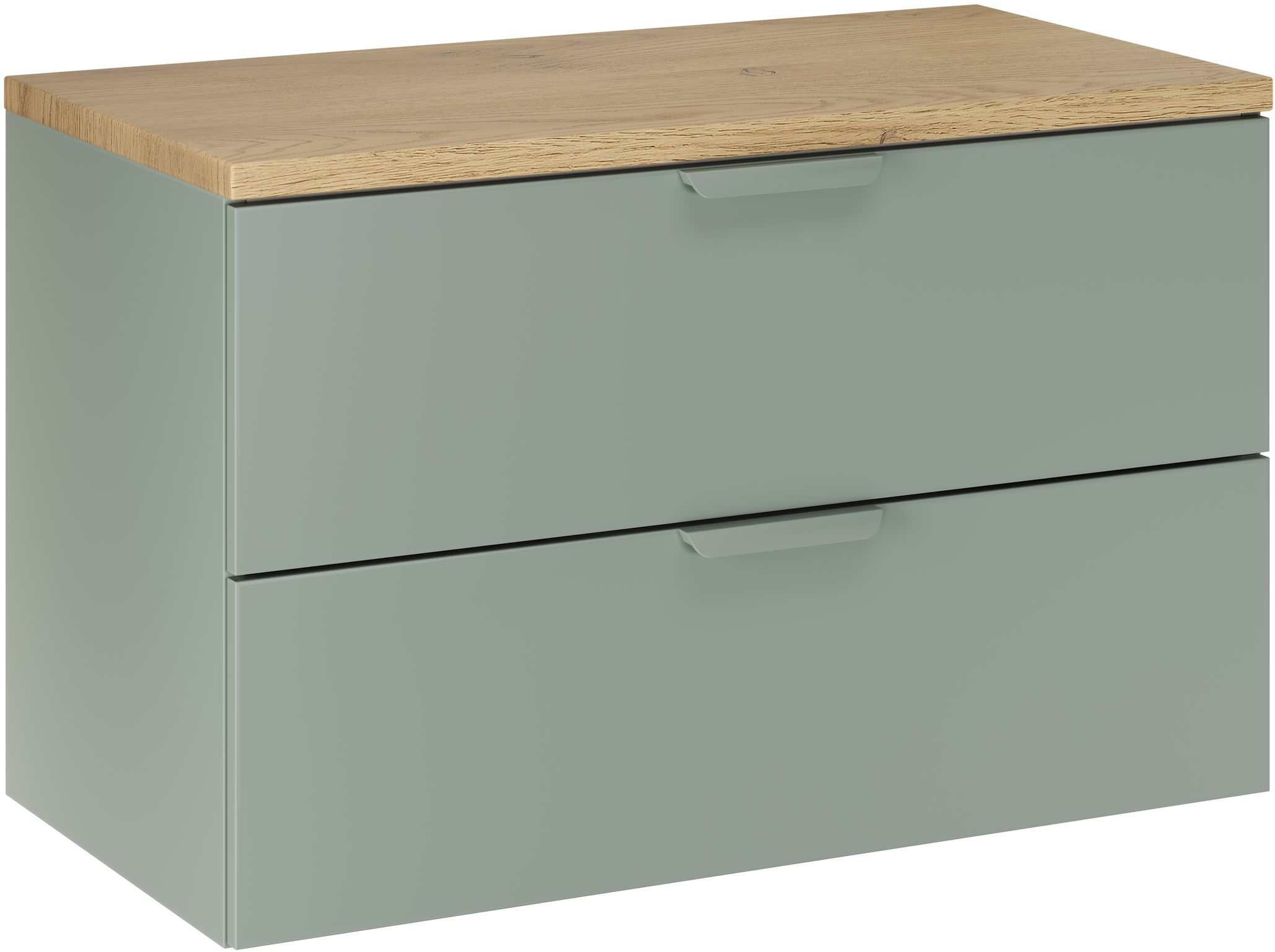Set armadietto Comad Aster Green ASTER GREEN 82-80-46-2S, piano sopra armadietto Comad Nordic Cremona CREMONA 89-80-46 M