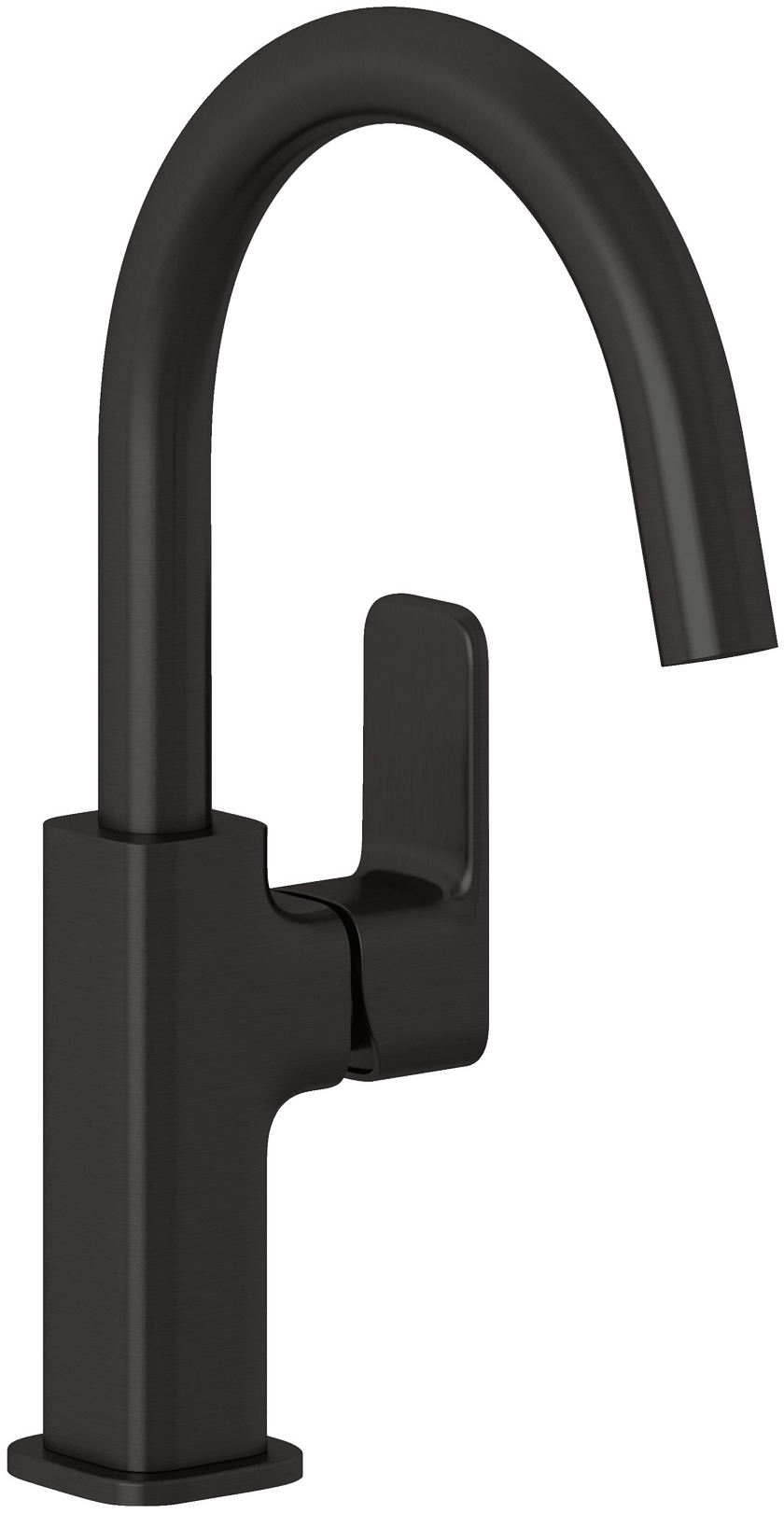 Kludi Renon rubinetto per lavabo verticale nero 42027N275