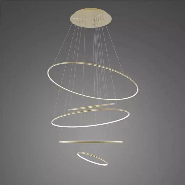 Altavola Design Ledowe Okręgi lampada sospesa 5x W oro LA085/P_150_in_4k_gold