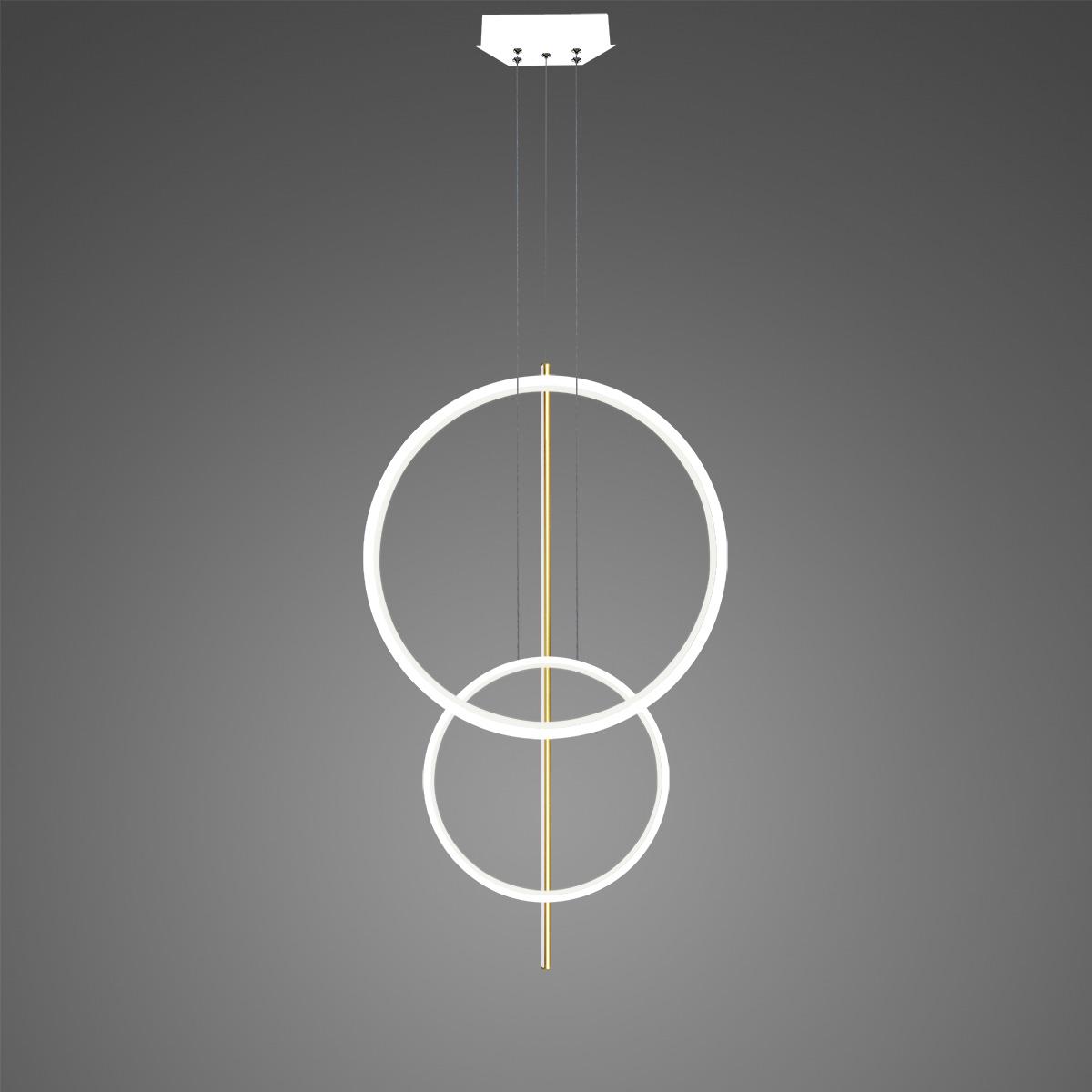 Altavola Design Linea lampada sospesa 3x51 W bianco-oro LA087/2P_60_40_100_3k_white_gold_Dali