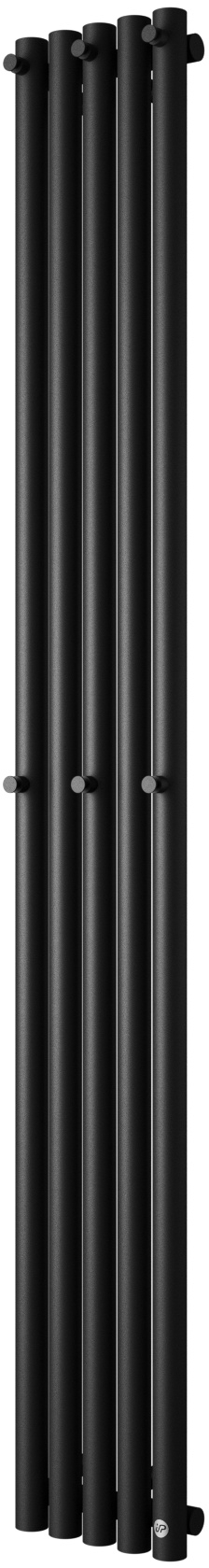 Instal Projekt Hengo radiatore da bagno decorativo 180x14 cm nero HEN-180/03C31