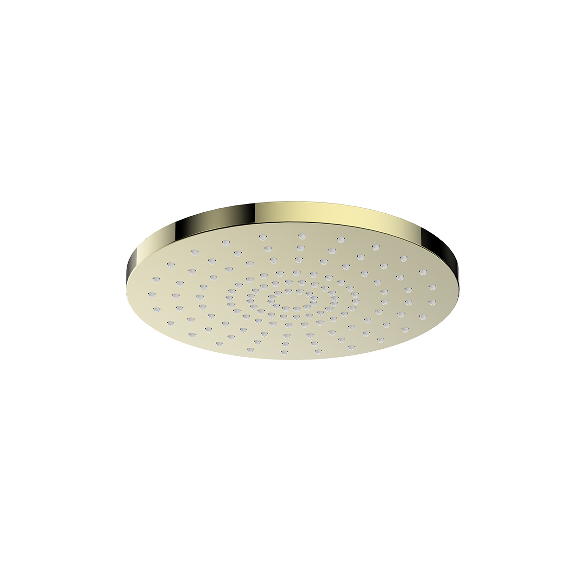 Oltens Pluva soffione doccia 25x25 cm rotonda oro lucido 37010800