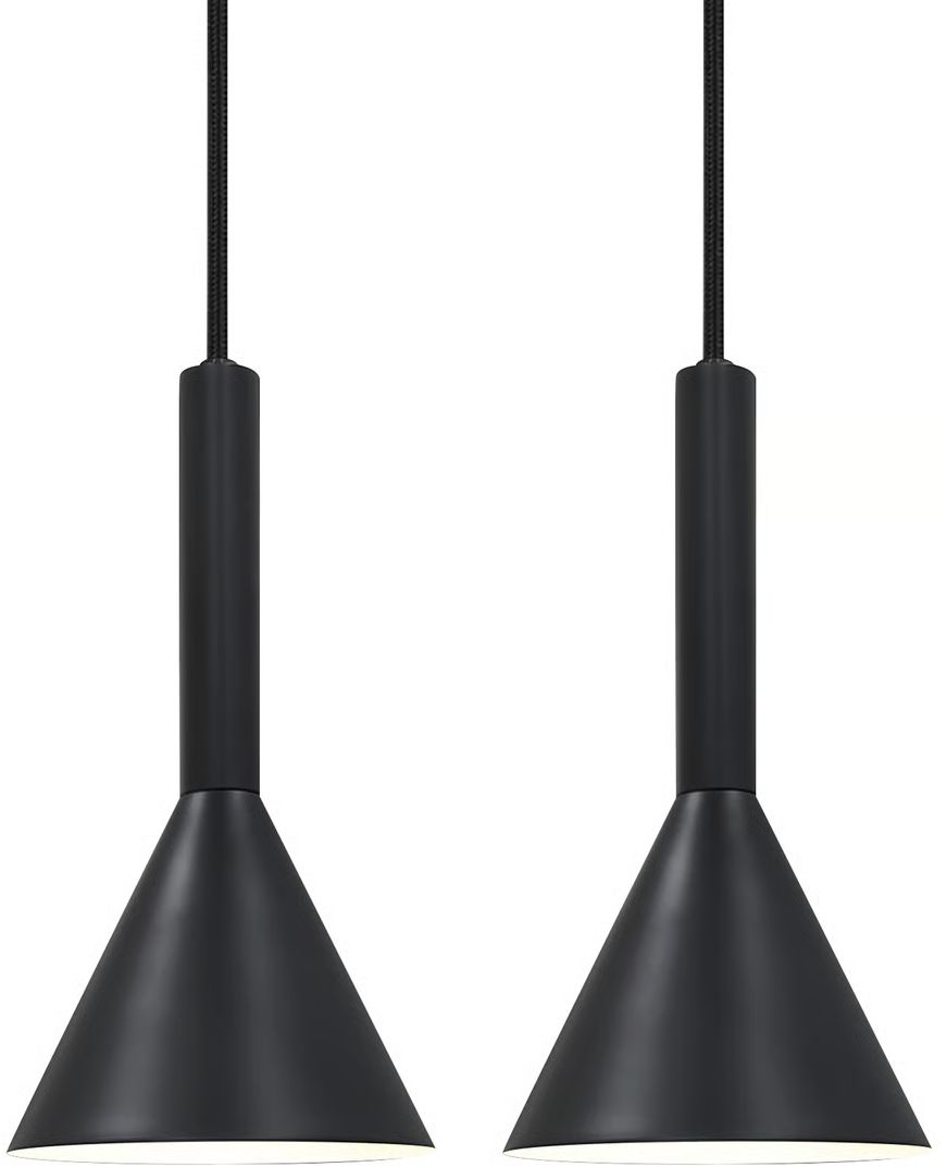 Nordlux Kelvis lampada sospesa 2x12 W nero 2612723003