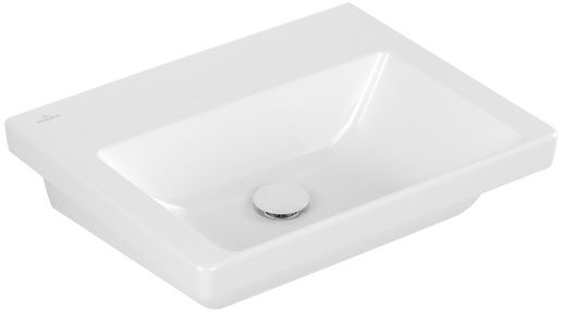 Villeroy & Boch Subway 3.0 lavabo 55x44 cm rettangolare a parete bianco lucida 4A70F601