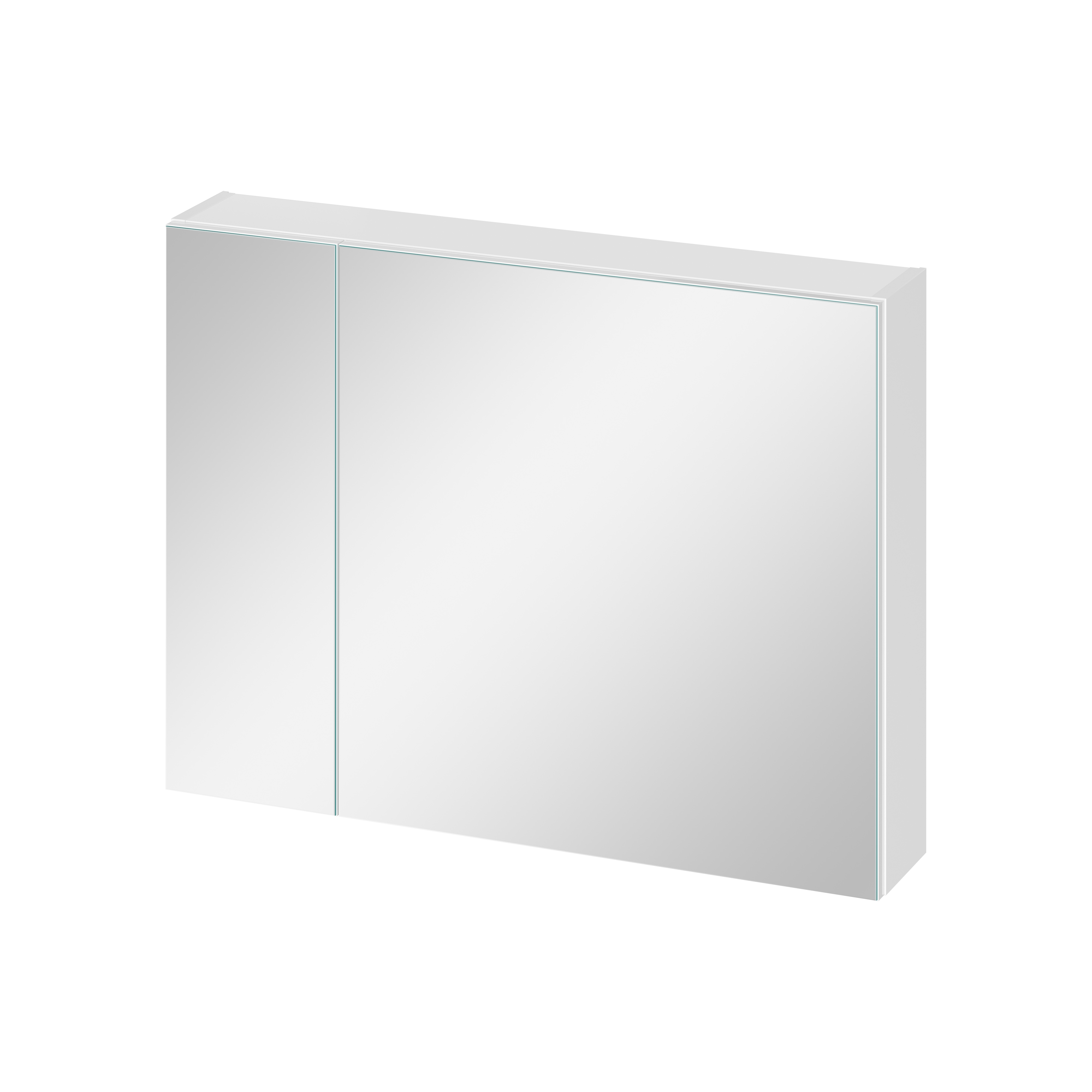 Cersanit Ovida armadietto 79.4x14.1x59.2 cm con specchio bianco S1058-008