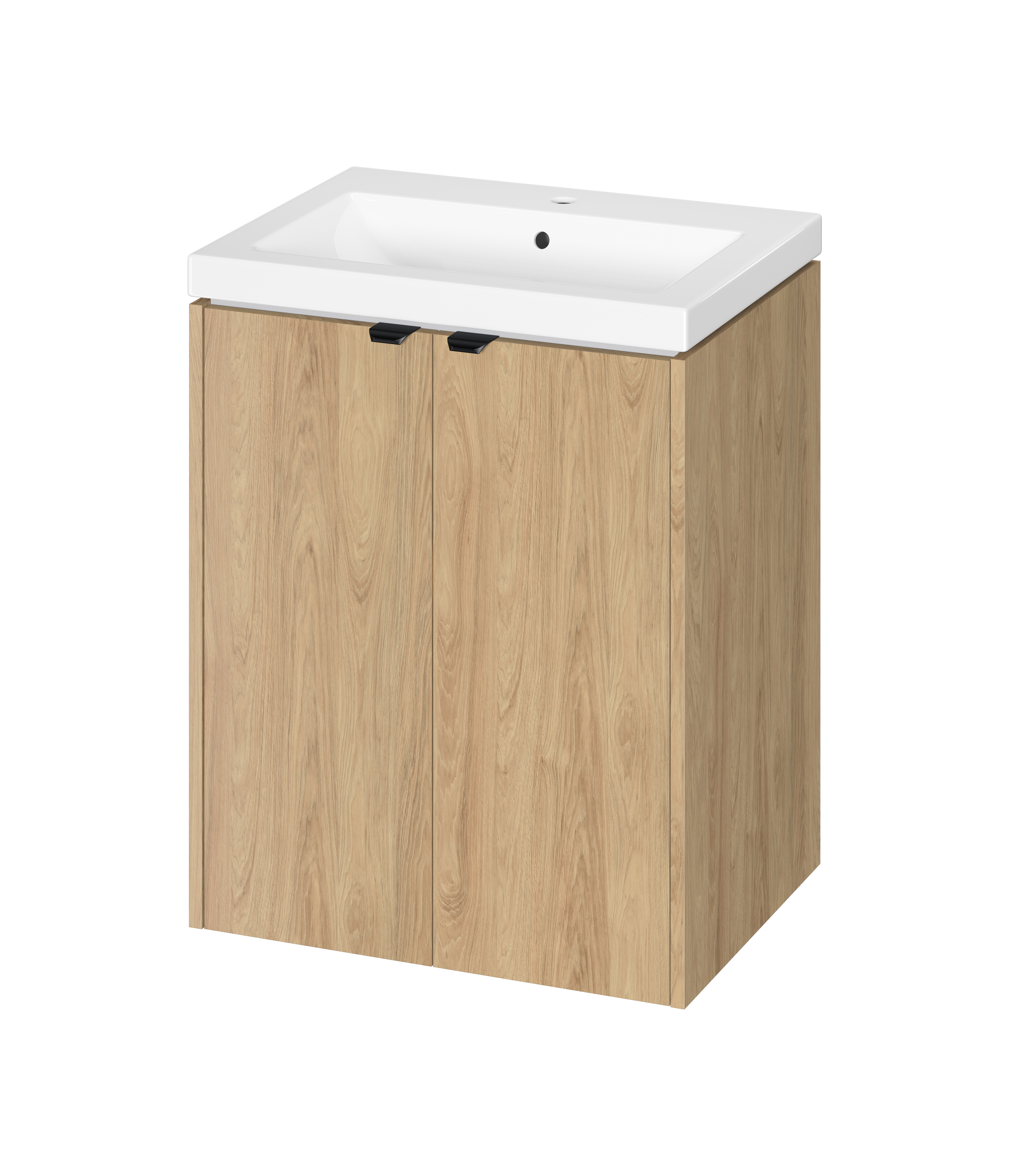 Cersanit Ovida lavabo con armadietto 60 cm rovere S4047-005