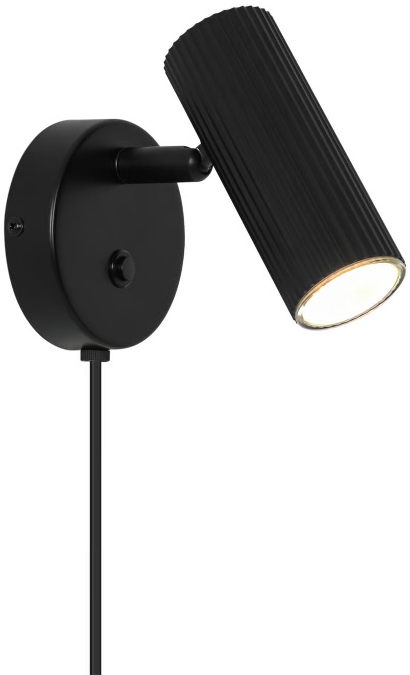 Nordlux Vico lampada da parete 1x5 W nero 2612591003