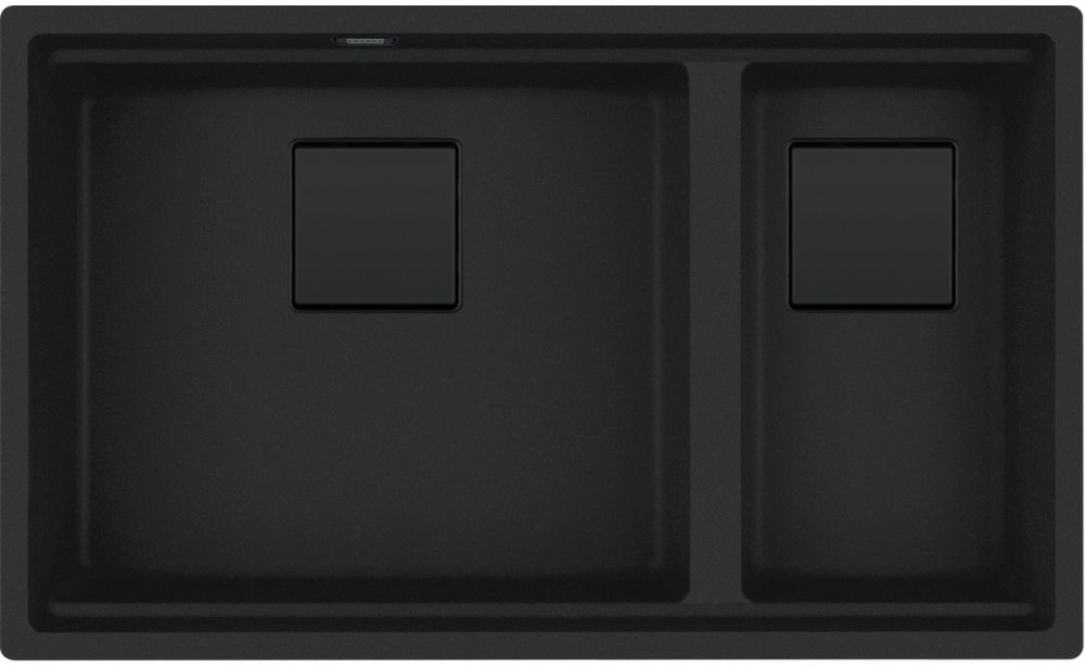 Franke Kanon lavello in granito 76x46 cm nero 125.0749.682