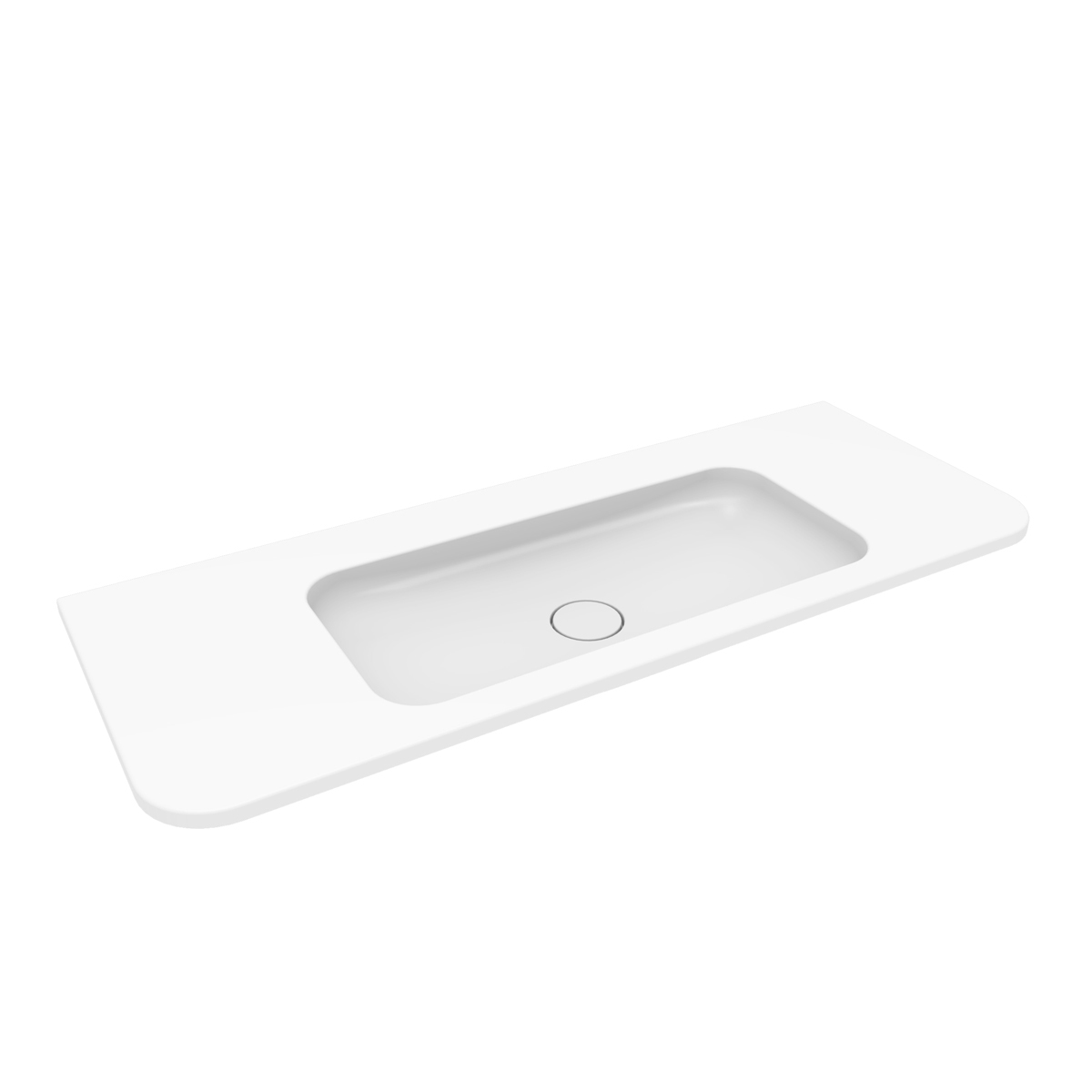 Oltens Hamnes lavabo 120x46.1 cm rettangolare da mobile bianco lucida 40215000