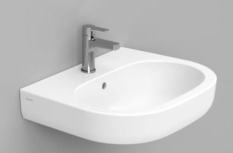 Ceramica Dolomite Mirto lavabo 60x48 cm ovale a parete bianco D461241