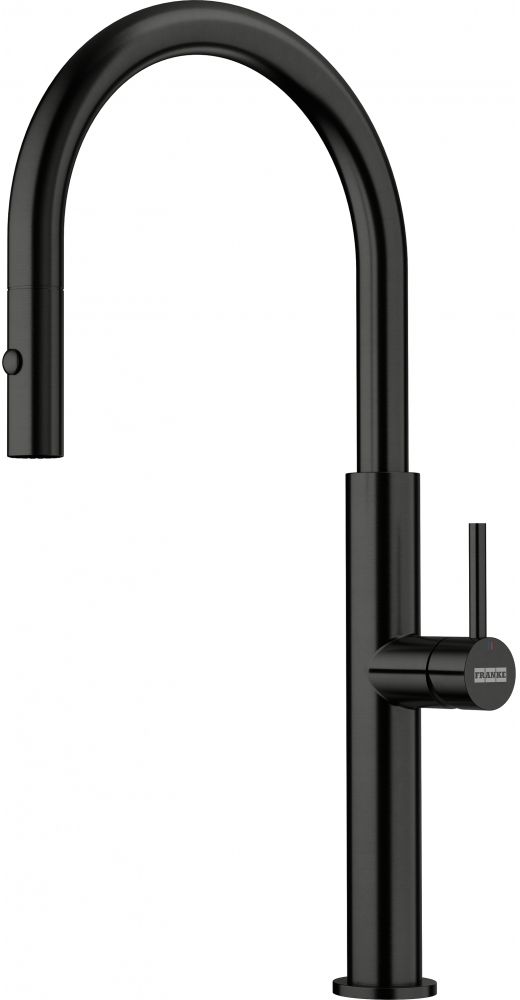 Franke Pescara rubinetto da cucina verticale nero 115.0741.695