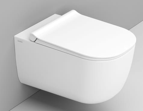 Ceramica Dolomite Mirto vaso wc sospeso senza brida bianco lucida D462501