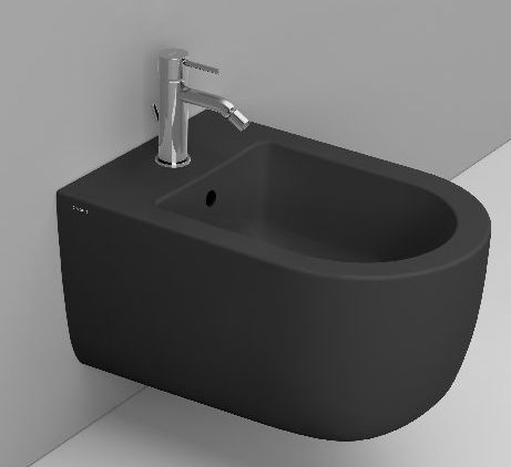 Ceramica Dolomite Mirto Round bidet sospeso nero D472681