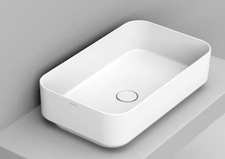 Ceramica Dolomite Noemi lavabo 64x38.5 cm rettangolare da appoggio bianco opaca D311201