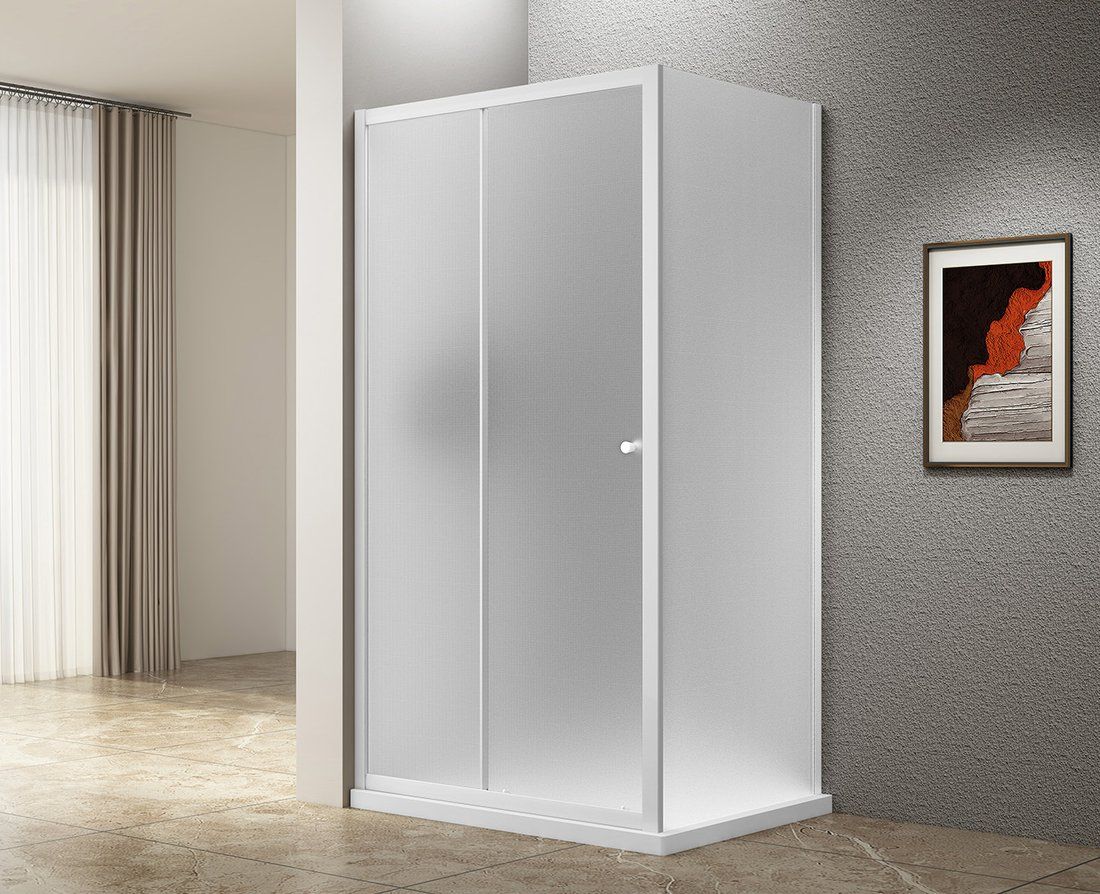 Aqualine UGGA box doccia 120x90 cm bianco / AWS120-02