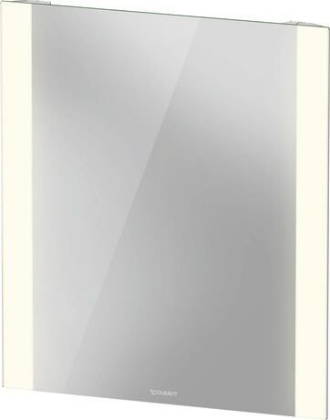Duravit Light & Mirrors specchio 60x70 cm rettangolare con illuminazione bianco LM7865000000000
