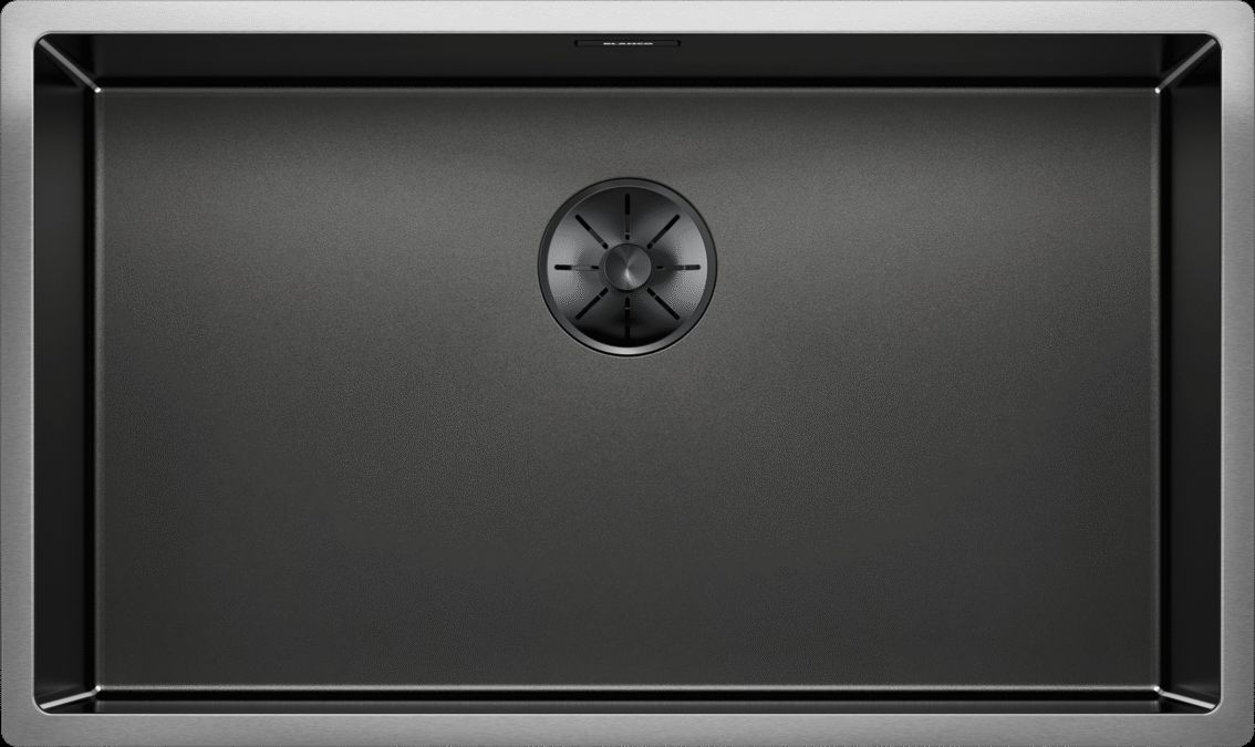 Blanco Claron 700-U lavello in acciaio 74x44 cm nero 527835