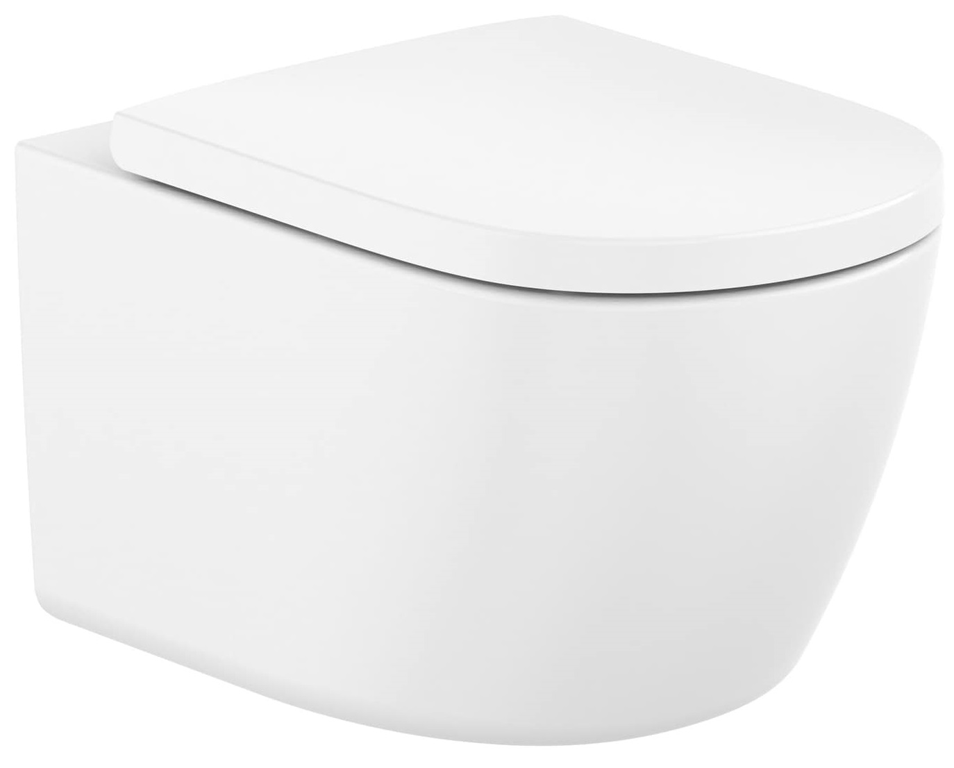 Roca Meridian vaso wc sospeso senza brida con scarico a vortice bianco lucida A346747S00