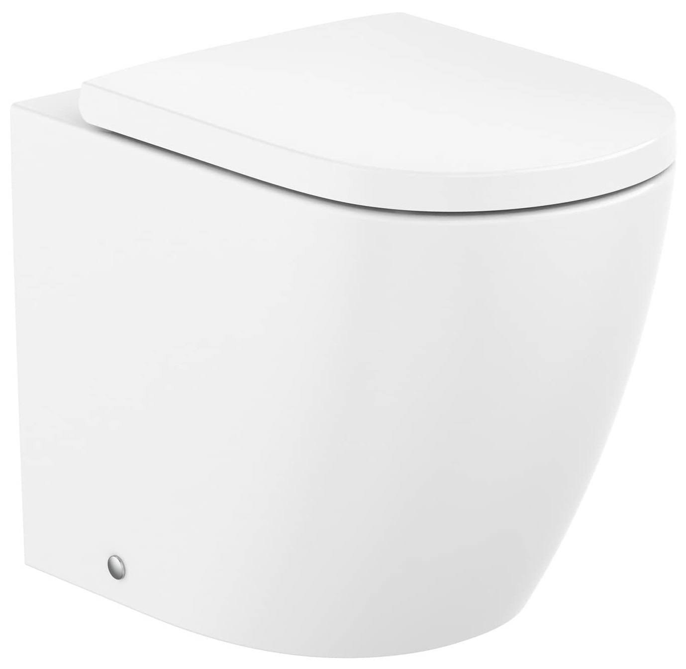 Roca Meridian vaso wc a terra senza brida con scarico a vortice bianco lucida A347747S00