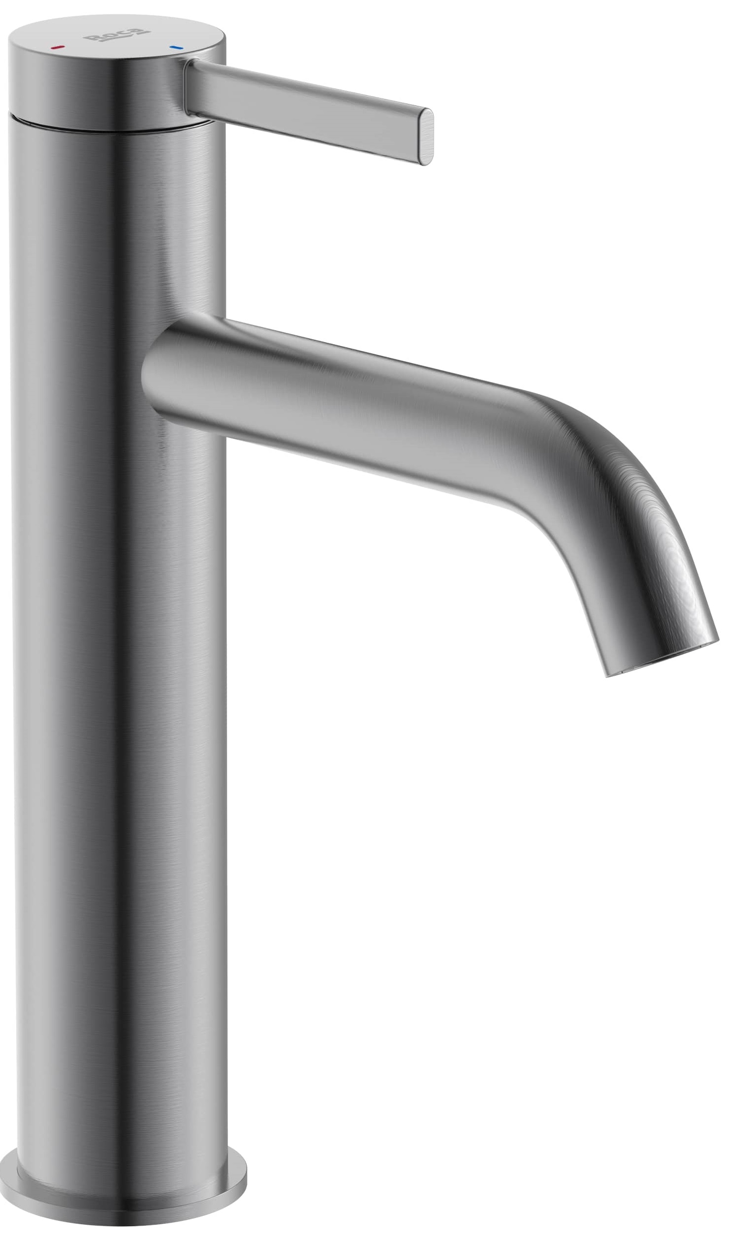 Roca Ona rubinetto per lavabo verticale grafite A5A3C9EGM0