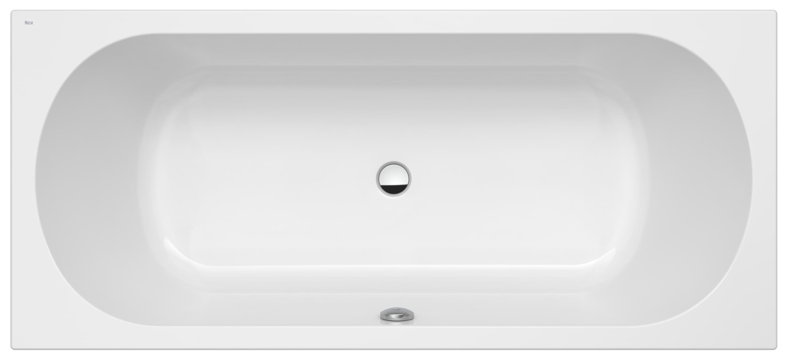 Roca Genova-N vasca da bagno rettangolare 180x80 cm bianco A248778000