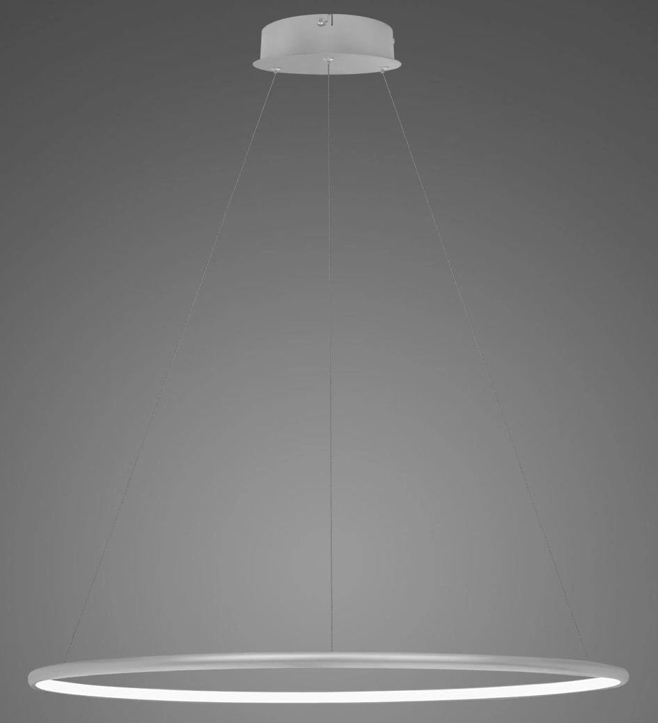 Altavola Design Led Shape lampada sospesa 1x30 W argento LA073/P_80_in_3k_silver_dimm