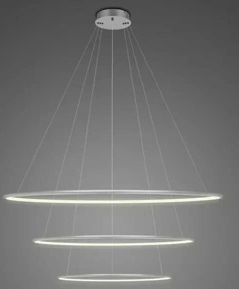 Altavola Design Led Shape lampada sospesa 1x68 W argento LA075/P_80_in_3k_silver