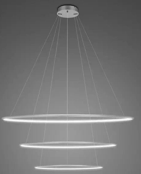 Altavola Design Led Shape lampada sospesa 1x68 W argento LA075/P_80_in_4k_silver