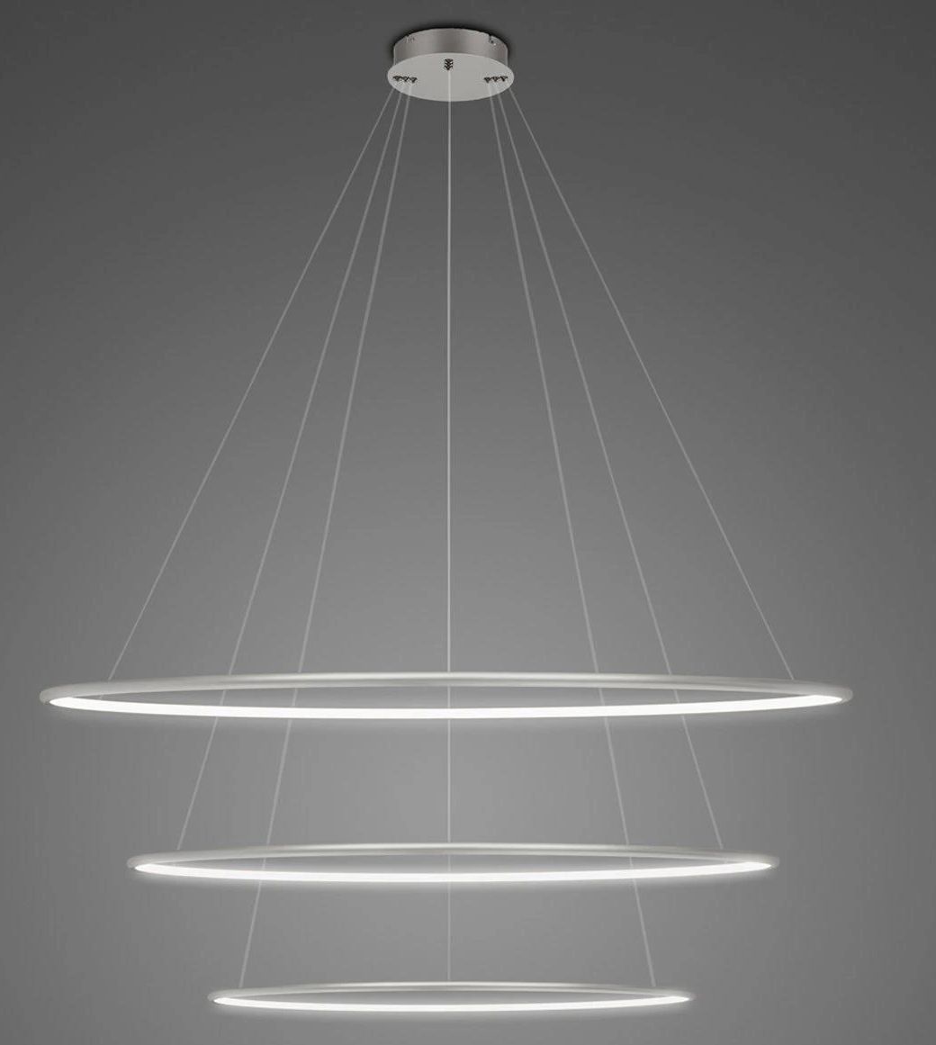 Altavola Design Led Shape lampada sospesa 1x139 W argento LA075/P_100_in_4k_silver_Dali
