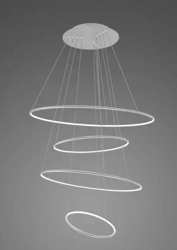 Altavola Design Led Shape lampada sospesa 1x106 W argento LA084/P_100_in_3k_silver_Dali
