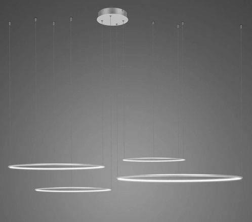 Altavola Design Led Shape lampada sospesa 1x106 W argento LA084/CO4_100_in_4k_silver_Dali