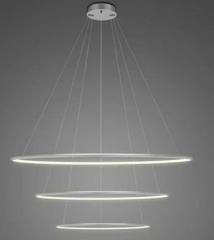 Altavola Design Led Shape lampada sospesa 1x106 W argento LA075/P_80_in_3k_silver_Dali