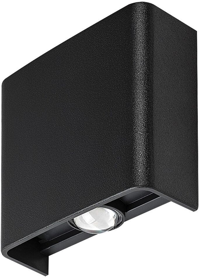 Rabalux Portel lampada da parete per esterni 1x3 W nero 77191