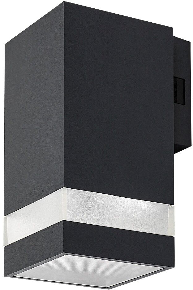 Rabalux Urfa Line lampada da parete per esterni 1x9 W nero 77209