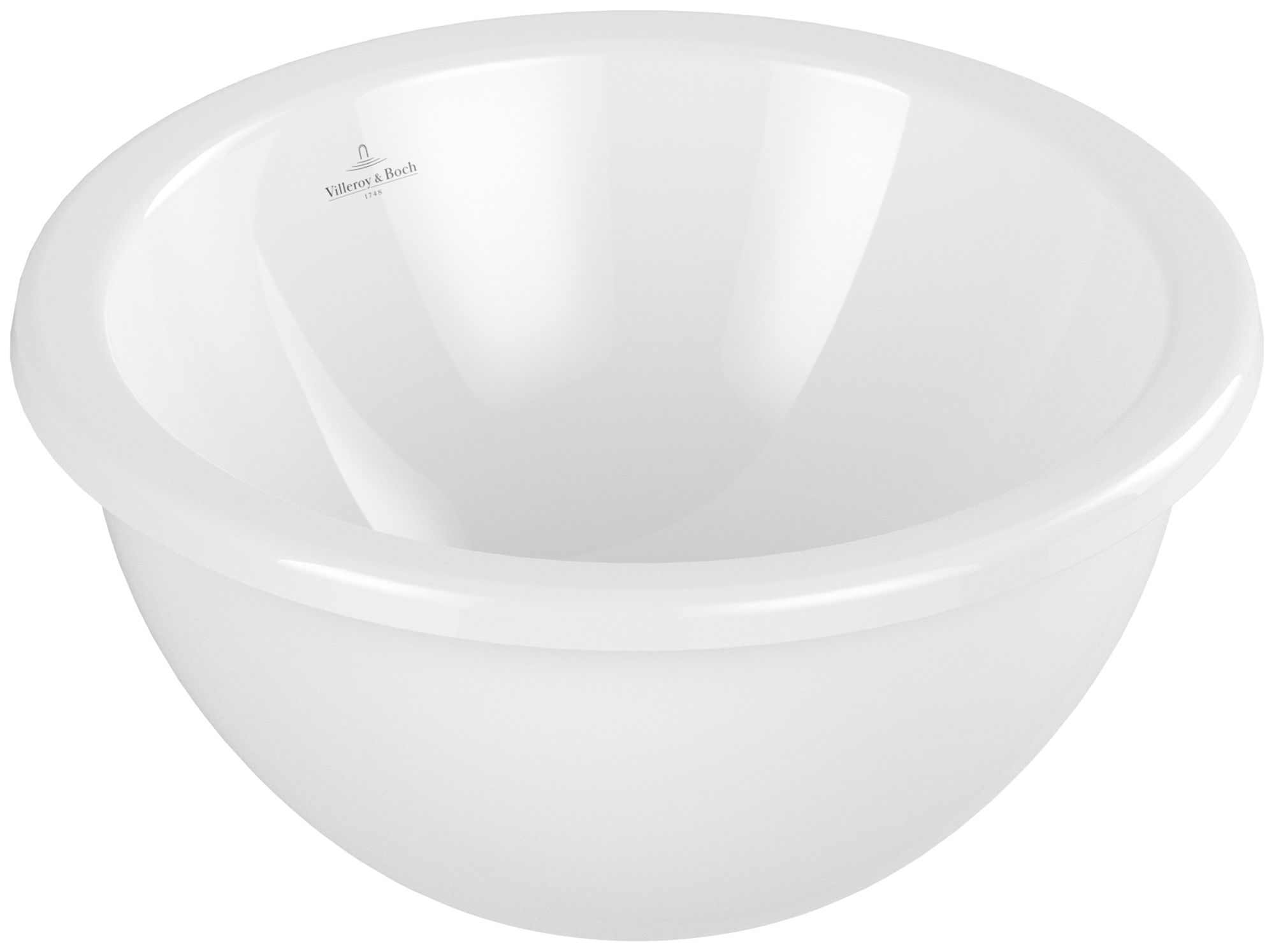 Villeroy & Boch Loop & Friends lavabo 39x39 cm rotonda sottopiano bianco 4A5101R1