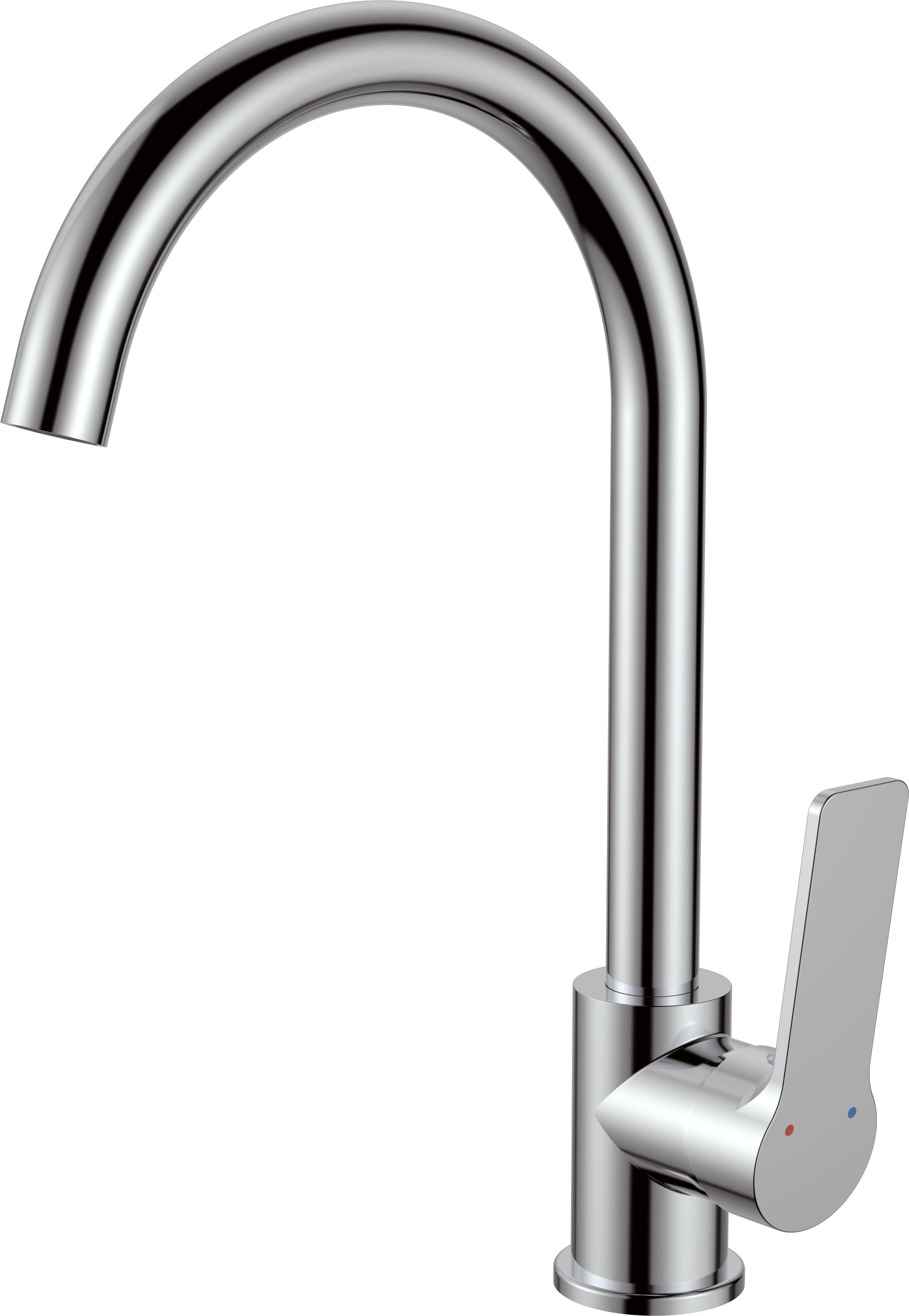 Deante Loco rubinetto da cucina verticale cromo BLC062M