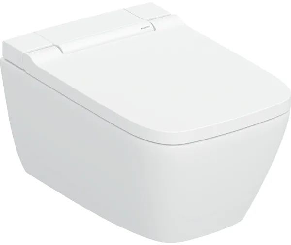 Geberit AquaClean Sela vaso con sedile bidet sospeso senza brida con scarico a vortice bianco 146.250.01.1