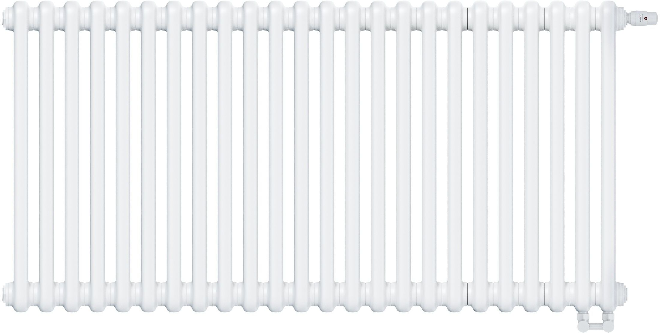 Irsap Tesi 3 radiatore per ambienti 56.5x108 cm podłączenie inferiore bianco IRS-TES-3056-24-B-25