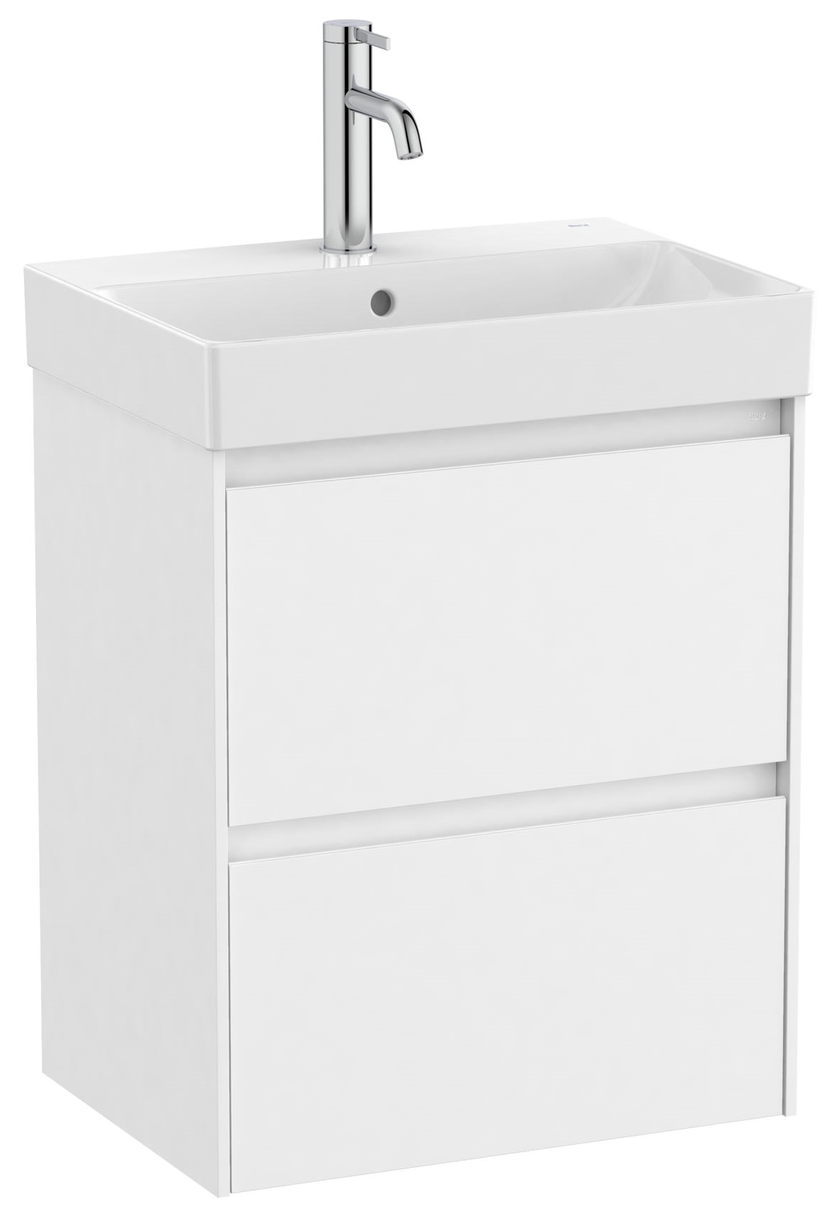 Roca Ona lavabo con armadietto 50 cm bianco A851682509