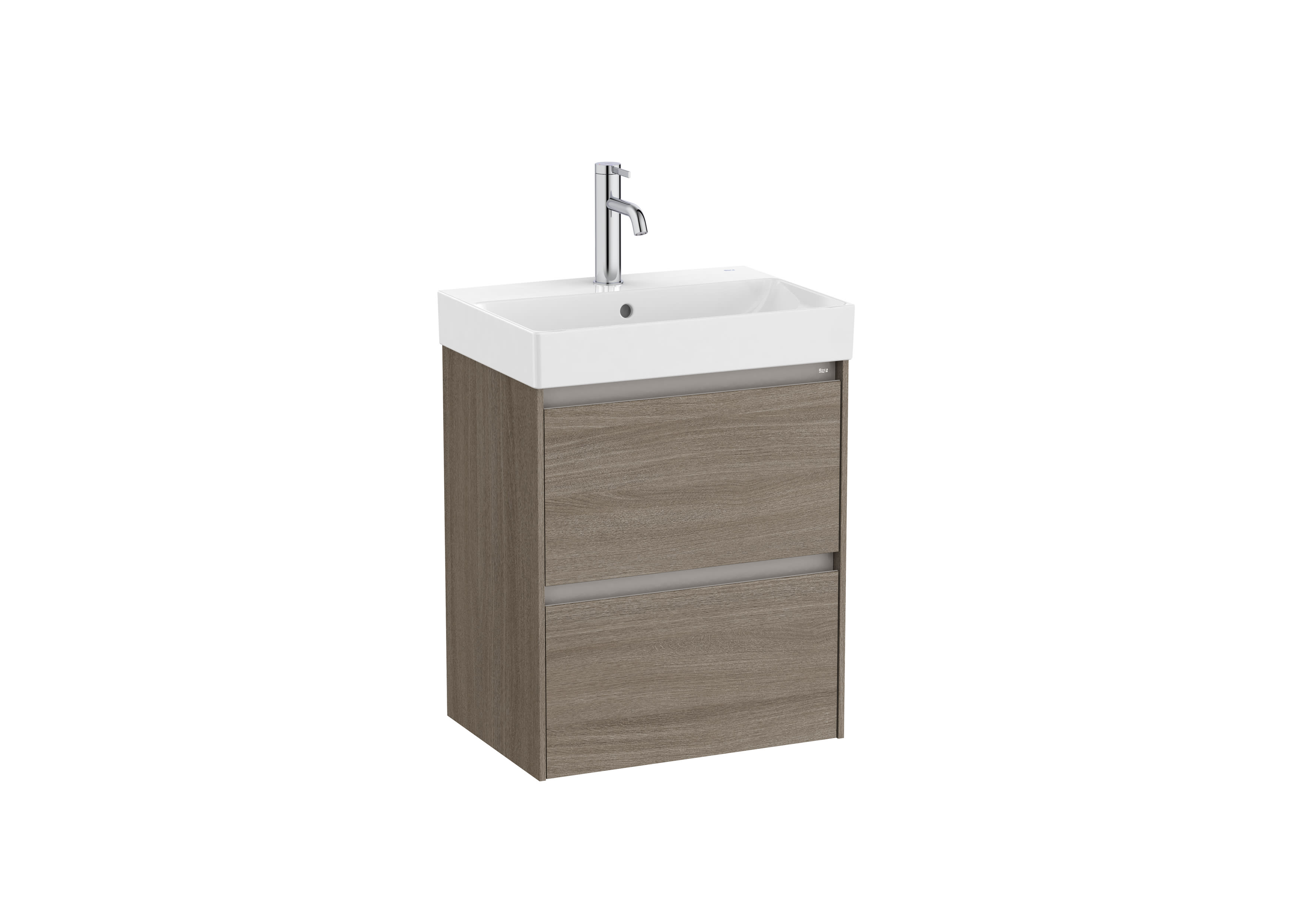 Roca Ona lavabo con armadietto 50 cm bronzo A851682511