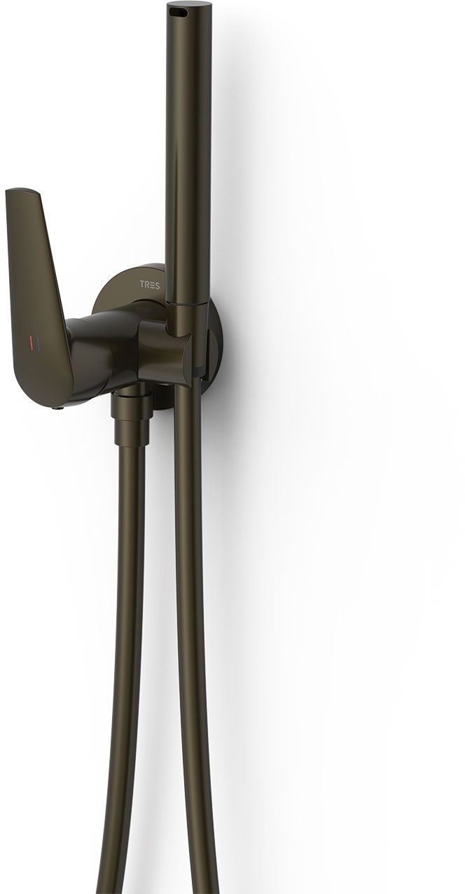 Tres Fuji rubinetto per bidet con set doccia da incasso || 28112301KMB