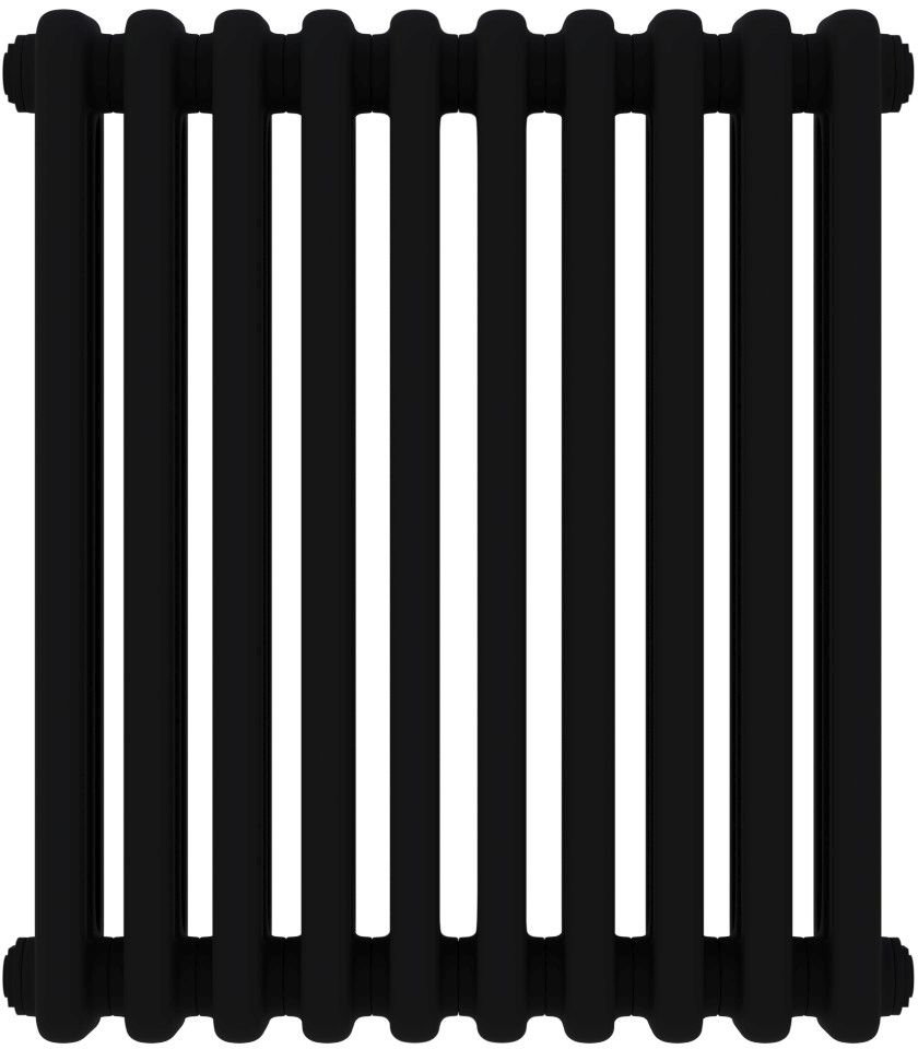 Irsap Tesi 3 radiatore per ambienti 56.5x45 cm podłączenie inferiore nero IRS-TES-3056-10-K1 V