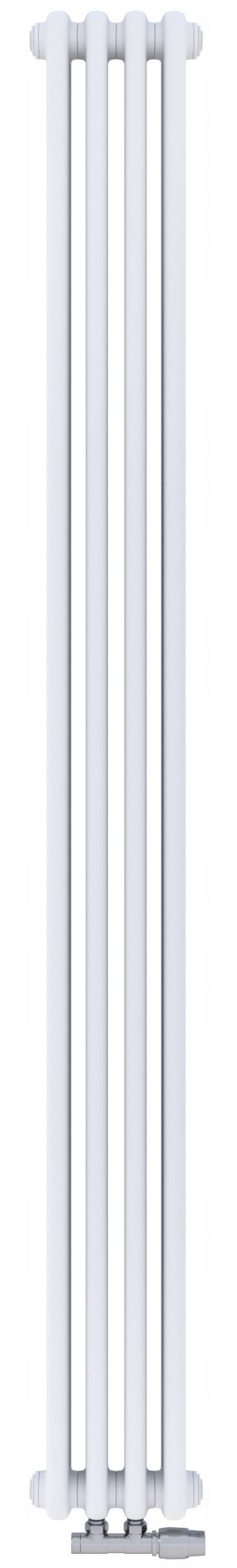 Irsap Tesi 2 radiatore per ambienti 180x18 cm podłączenie inferiore bianco IRS-TES-2180-04-50-B