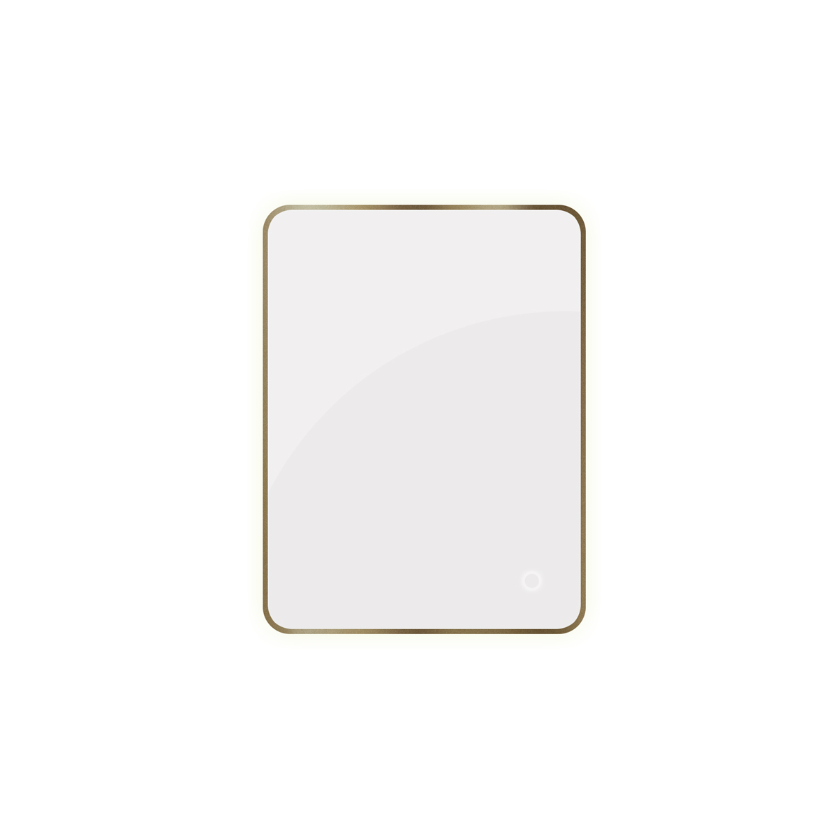 Oltens Nordlis specchio 60x80 cm rettangolare con illuminazione con tappetino riscaldante 64116510