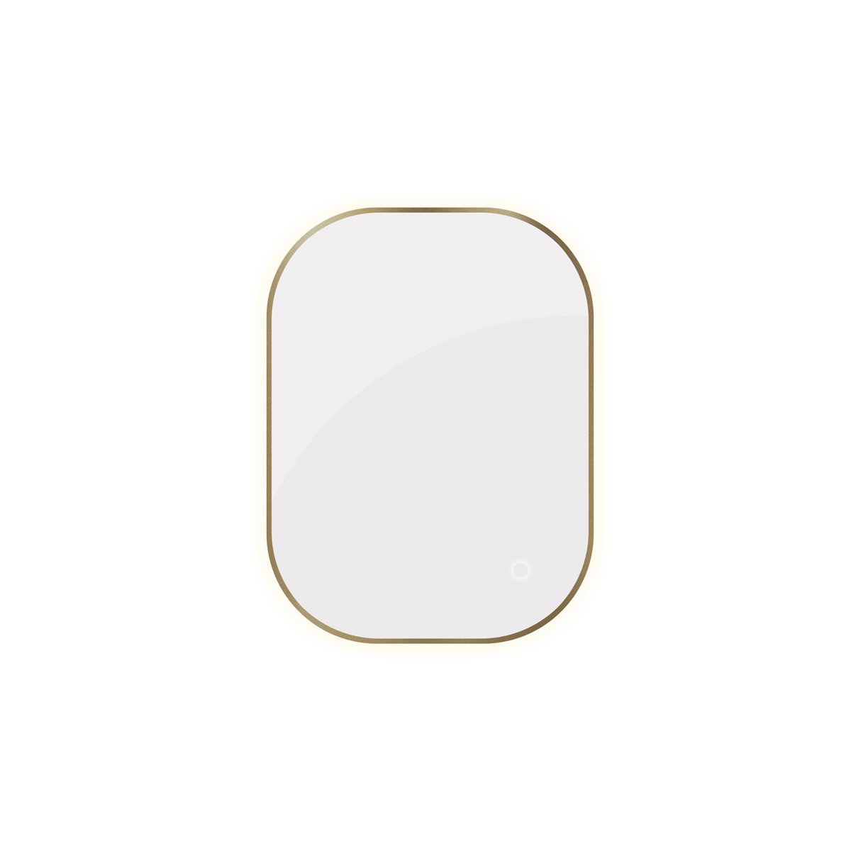 Oltens Nordlis specchio 60x80 cm rettangolare con illuminazione con tappetino riscaldante 64123510