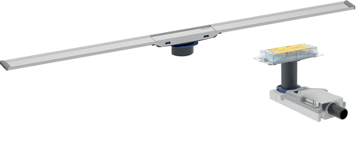 Set scarico per doccia Geberit CleanLine 154.451.KS.1, scarico per doccia Geberit CleanLine 154.152.00.1